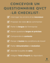 check-list du questionnaire QVCT