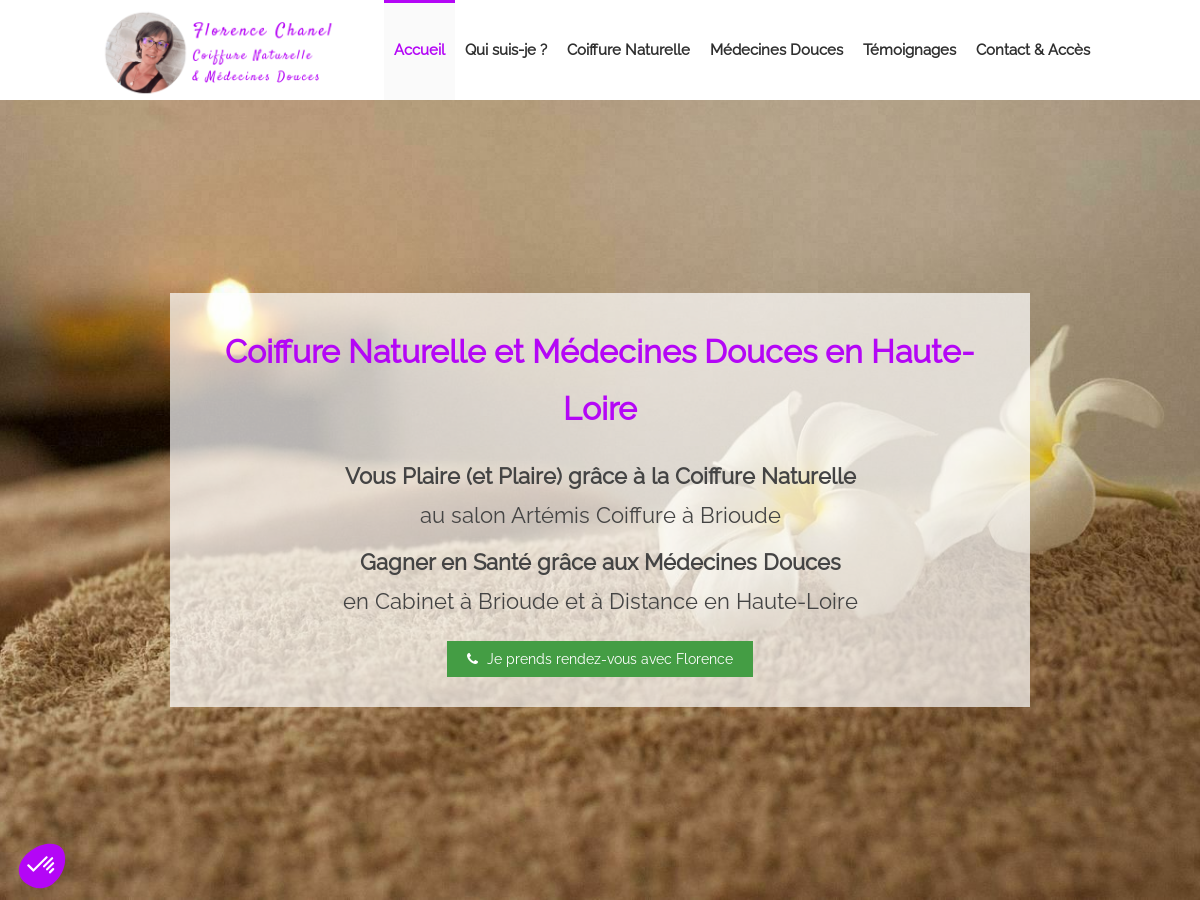 Exemple de site internet de Santé et Bien-être à Brioude