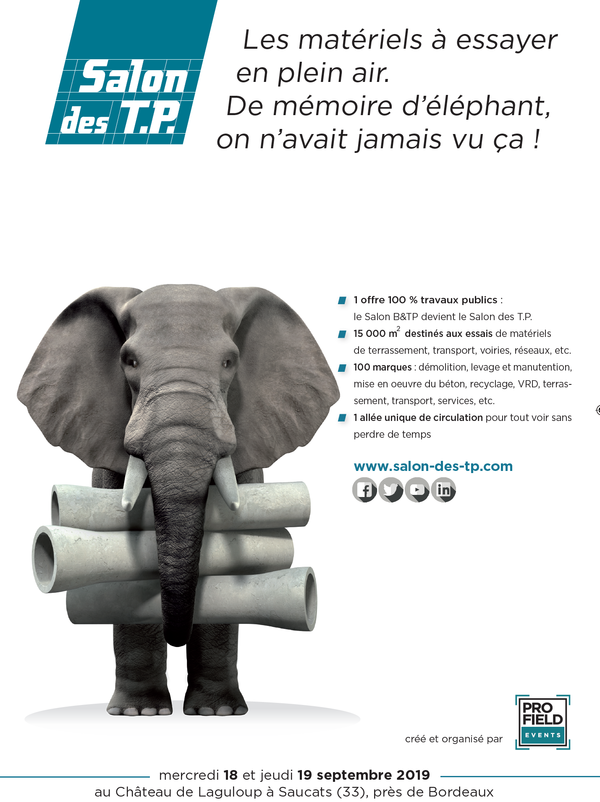 Salon des TP  à Saucats, près de Bordeaux (33) les 18 et 19 Septembre 2019