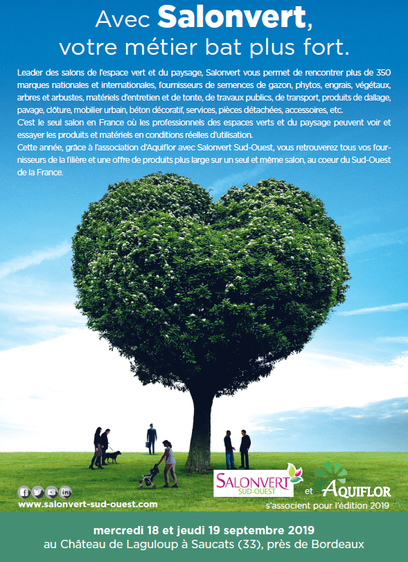 SALONVERT à Saucats, près de Bordeaux (33) les 18 et 19 Septembre 2019