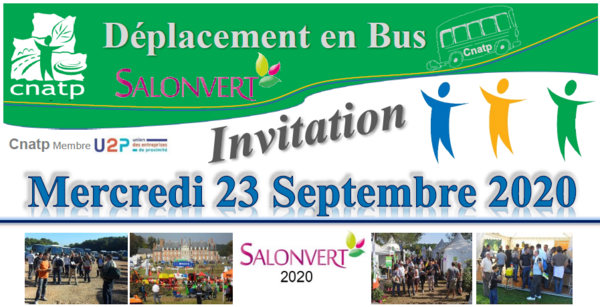 Déplacement CNATP en Bus pour les paysagistes du Nord et du Pas de Calais Mercredi 23 Septembre