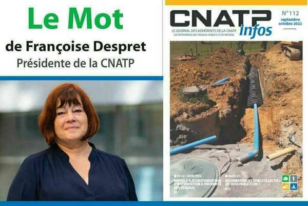 Edito Présidente - CNATP Infos Septembre 2022