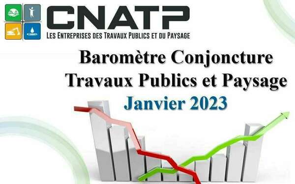 Enquêtes CNATP conjoncture Travaux Publics et Paysagistes  Janvier 2023