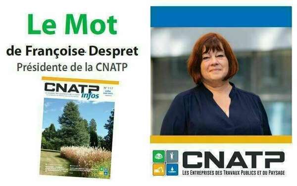 Edito Présidente - CNATP Infos Juillet 2023