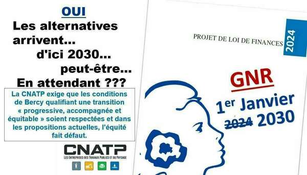 Point GNR Juillet 2023 - projet d'évolution fiscalité 2024/2030