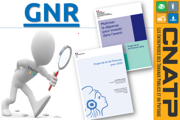 280923 Evolution taxation GNR prévue au PLF2024