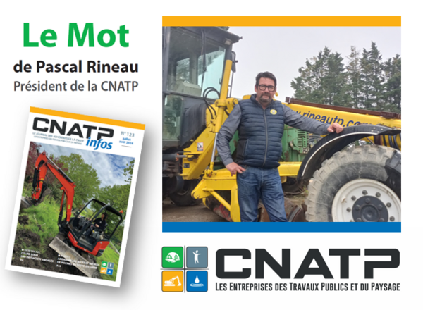 Retrouvez le mot de la Président de la #CNATP Pascal RINEAU (Edito CNATP Infos Juillet 2024)