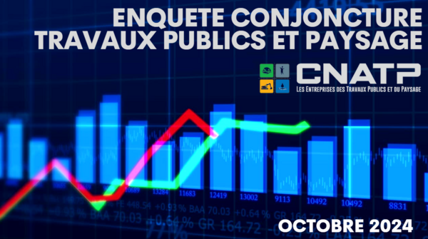 Enquêtes CNATP conjoncture Travaux Publics et Paysagistes Octobre 2024