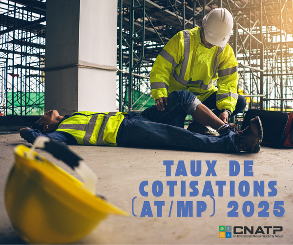 Prolongation des taux de cotisation AT/MP 2024 en 2025