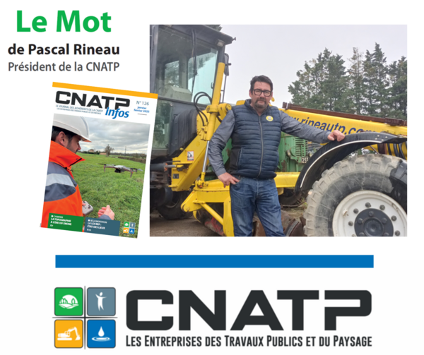 Mot du Président de la CNATP : Pascal RINEAU (Edito CNATP Infos Novembre 2025)