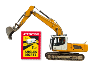 Autocollants Angles Morts et engins de chantier : des précisions !