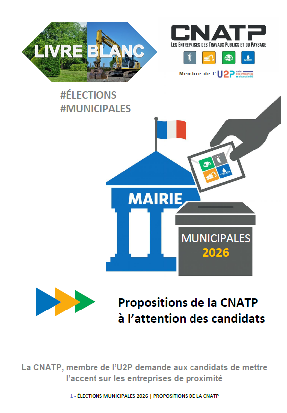 Présentation du Livre Blanc CNATP – Élections Municipales 2026