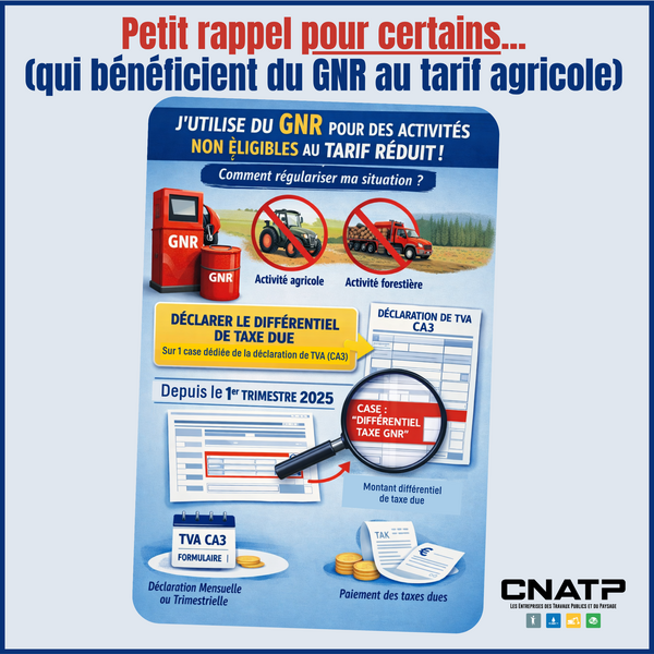 Un oubli pour certains... qui bénéficient du GNR au tarif agricole