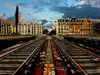 Les rails d'un train sans doute