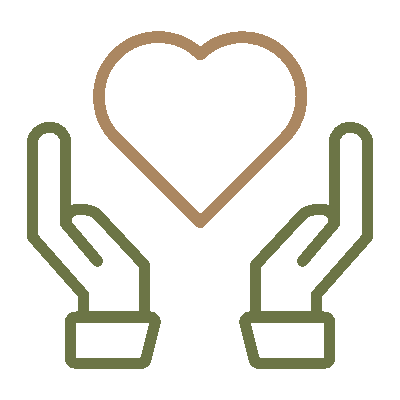 Wired outline 436 love care hover pinch