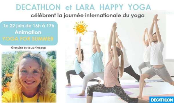 Yoga for summer Décathlon X Lara Happy Yoga