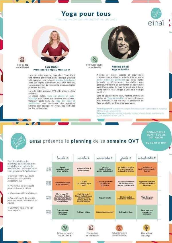 Semaine de la QVT avec ENAï