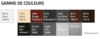 gamme de couleur 
