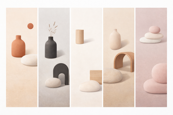 5 PALETTES MINERALES PRETES A L’EMPLOI