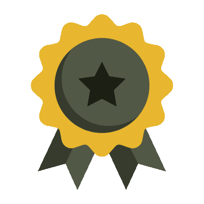 Wired flat 434 prize padge ribbon hover enlarge