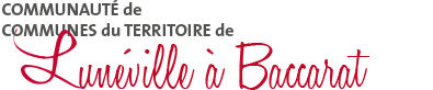Communauté des communes Lunéville à Baccarat