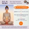 Soin collectif duo-Reiki septembre 2026 - équilibre des chakras 1, 2, 3 et 6