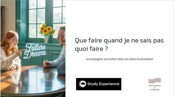Conférence : Orientation mode d'emploi