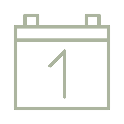 Wired outline 28 calendar hover pinch