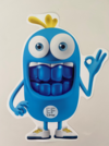 Personnage illustrant la gouttière d'éducation fonctionnelle EF Line