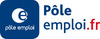 Logo Pôle emploi avec adresse web officielle pôle emploi fr