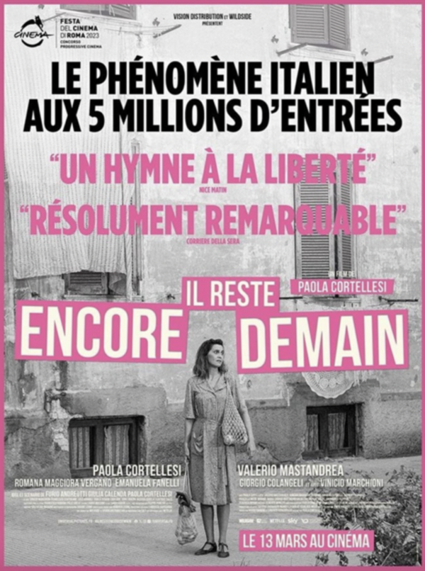 Cinéma: "Il reste encore demain" 