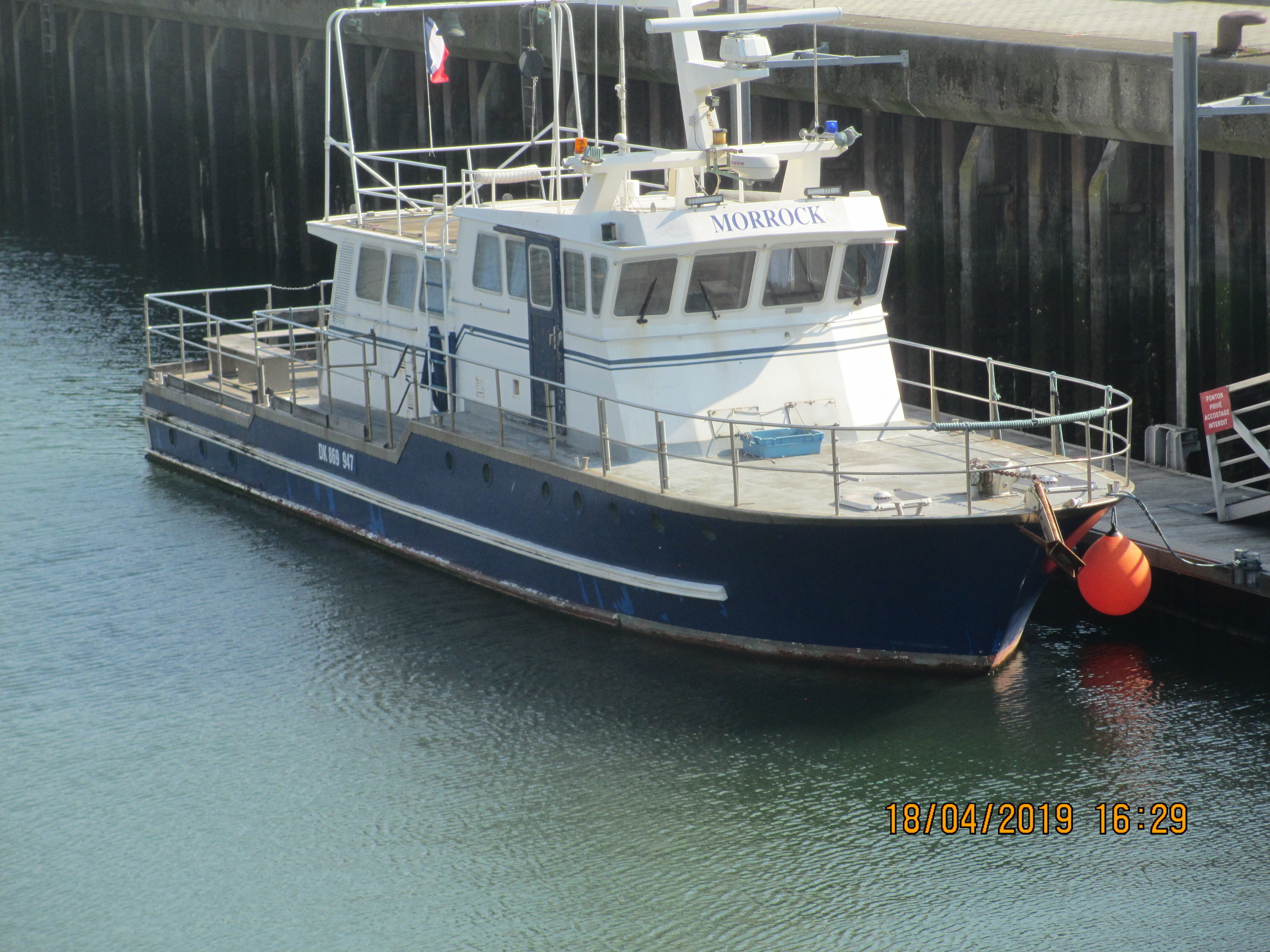 Morrock Batteau de Popy peche sportive Dunkerque