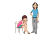 parent et adolescent en discussion tendue - therapie familiale bully les mines