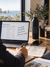 réactivité professionnelle avec graphiques et outils de travail