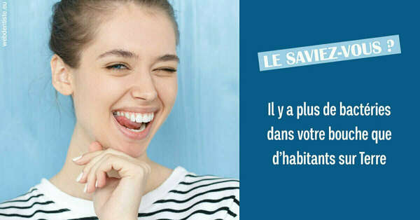 Bactéries dans votre bouche
