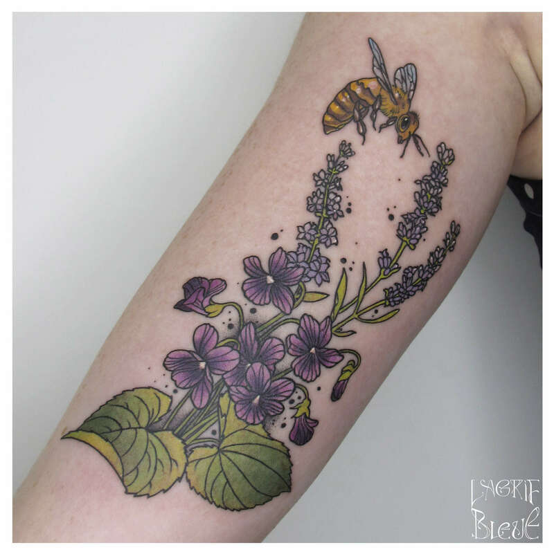 abeille_lavande_violette