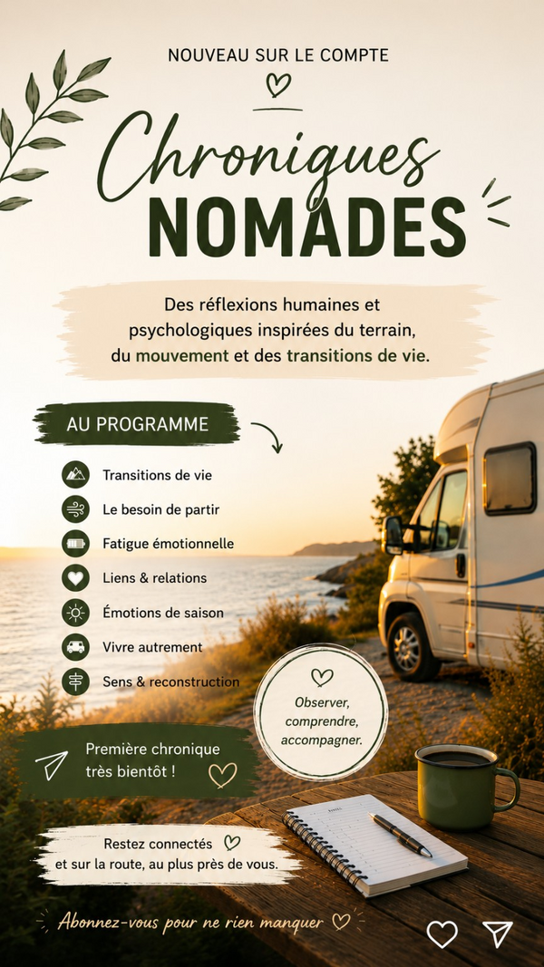 Chroniques Nomades : une lecture psychologique et psychanalytique des mouvements de vie