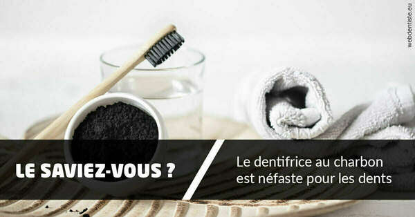 Dentifrice au charbon