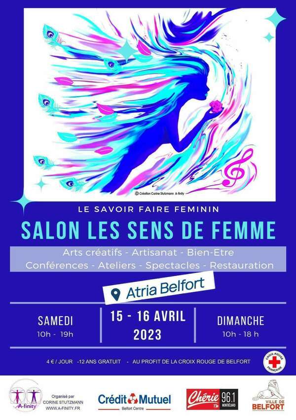 Salon Les Sens de la Femme à Belfort les 15 et 16 Avril 2023