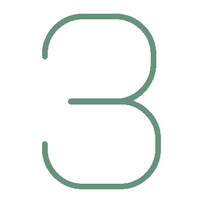 Wired outline 2433 number 3 hover draw  3 