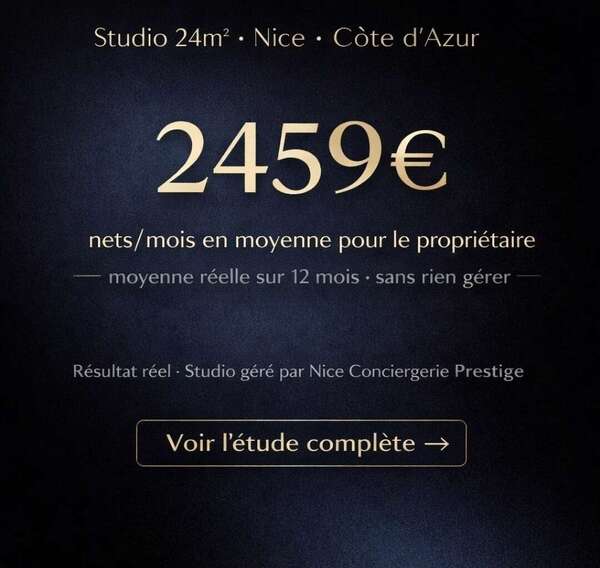 Studio à Nice, vue sur cour, sans balcon : 62 500 € en un an. Votre bien peut-il faire autant ?