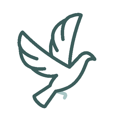 Wired outline 1129 dove