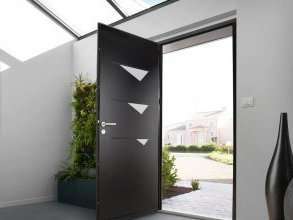 Porte d'entrée Acier laquée Ral 7016