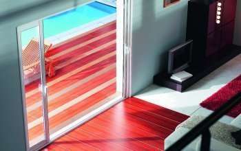 Rénovation de menuiseries aluminium
Coulissant à galandage avec poignée à 20°