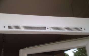 Rénovation de menuiseries PVC
Grille de ventilation plates extérieur pour présences de persiennes métalliques