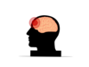 point rouge dans le cerveau