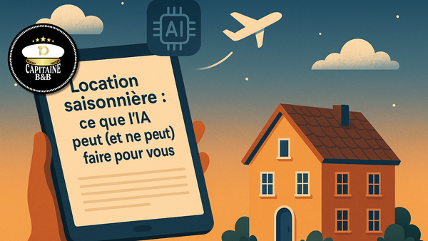 Location saisonnière : ce que l’IA peut (et ne peut pas) faire pour vous