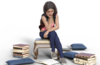 femme qui pense