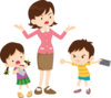 Maman qui est à bout avec ses deux enfants