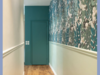 pose de papier peint couloir de maison